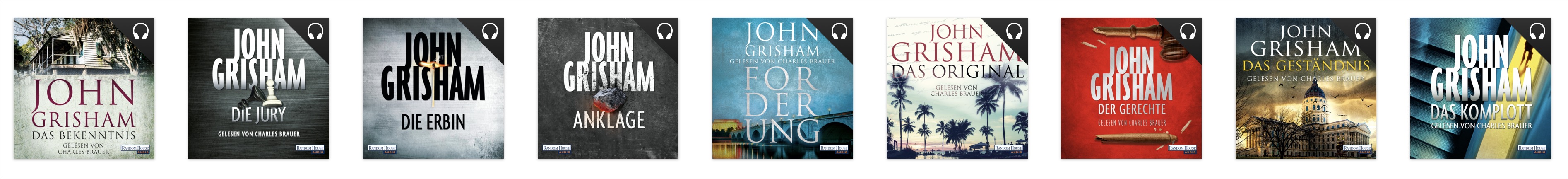 Meine frische Ladung John Grisham-Hörbücher
